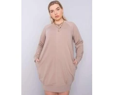 Basic Feel Good Suknelė-RV-SK-6296.99-tamsiai smėlio spalvos