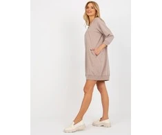 Basic Feel Good Suknelė-RV-SK-7203.35P-tamsiai smėlio spalvos