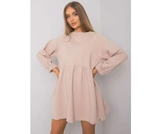 Basic Feel Good Suknelė-RV-SK-7247.15P-smėlio spalvos
