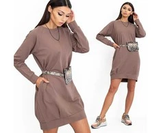 Basic Feel Good Suknelė-RV-TU-5184.93P-ruda