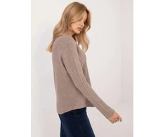 Basic Feel Good Sweter-IT-SW-0810.08P-ciemny bezowy