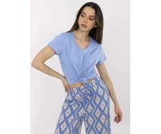 Basic Feel Good T-shirt-CLM-TS-1639.12-mėlyna