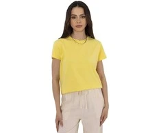 Basic Feel Good T-shirt-CLM-TS-1640.87-geltona