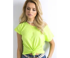 Basic Feel Good Marškinėliai-RV-BZ-4622.27-fluo žalia
