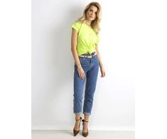 Basic Feel Good Marškinėliai-RV-BZ-4622.27-fluo žalia