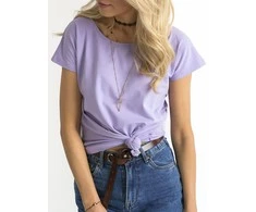 Basic Feel Good Marškinėliai-RV-BZ-4622.28-šviesiai violetinė