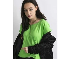 Basic Feel Good Marškinėliai-RV-BZ-4622.99-šviesiai žalia