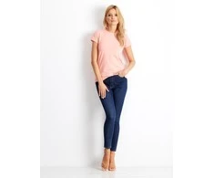 Basic Feel Good Marškinėliai-RV-TS-4623.19-persikai