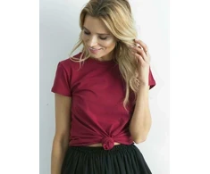 Basic Feel Good Marškinėliai-RV-TS-4623.42-bordo