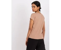 Basic Feel Good T-shirt-RV-TS-4623.71-camelowy