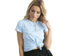 Basic Feel Good Marškinėliai-RV-TS-4623.96-šviesiai mėlyni