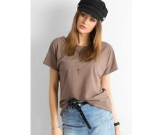 Basic Feel Good Marškinėliai-RV-TS-4662.24P-rudi