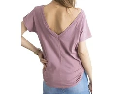 Basic Feel Good Marškinėliai-RV-TS-4662.35P-tamsiai rožinė