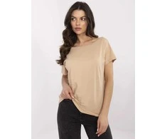 Basic Feel Good T-shirt-RV-TS-4662.93-camelowy