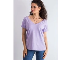 Basic Feel Good T-shirt-RV-TS-4832.20P-jasny violetinė