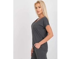 Basic Feel Good Marškinėliai-RV-TS-4832.28P-tamsiai pilki