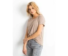 Basic Feel Good Marškinėliai-RV-TS-4838.09P-tamsiai smėlio spalvos