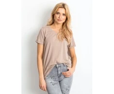 Basic Feel Good Marškinėliai-RV-TS-4838.09P-tamsiai smėlio spalvos