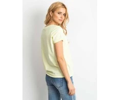 Basic Feel Good Marškinėliai-RV-TS-4838.13P-šviesiai geltoni