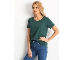Basic Feel Good Marškinėliai-RV-TS-4838.17P-tamsiai žalia