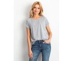 Basic Feel Good Marškinėliai-RV-TS-4838.42P-pilka