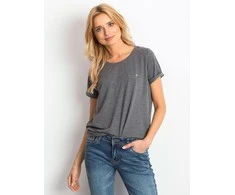 Basic Feel Good Marškinėliai-RV-TS-4838.44P-tamsiai pilki