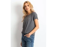 Basic Feel Good Marškinėliai-RV-TS-4838.44P-tamsiai pilki