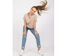 Basic Feel Good Marškinėliai-RV-TS-7666.19-smėlio spalvos