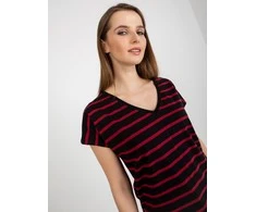 Basic Feel Good Marškinėliai-RV-TS-8567.26-juoda-raudona