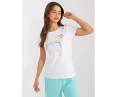 Basic Feel Good Marškinėliai-RV-TS-9637.39-balti