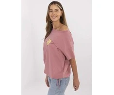 Calimera T-shirt-CLM-TS-1017.03-ciemny rožinė