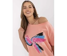 Calimera T-shirt-CLM-TS-1019.79-koralų sp.