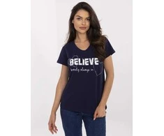Calimera T-shirt-CLM-TS-1726.87-tamsiai mėlyna