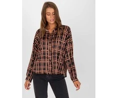 City Donna Marškiniai-EM-KS-3292.69P-juoda-smėlio spalvos