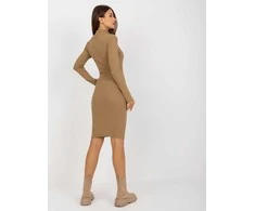City Donna Suknelė-EM-SK-670.22P-tamsiai smėlio spalvos