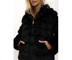 Dirbtinio kailio striukė moterims ITALY MODA IT-KR-G6805.36