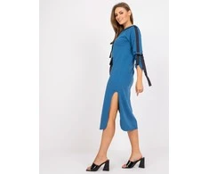 Ex Moda Megztinis-EM-BL-556.30-tamsiai mėlynas
