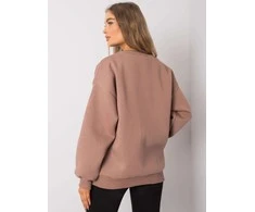 Ex Moda Megztinis-EM-BL-617-1.34X-tamsiai smėlio spalvos
