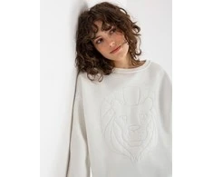 Ex Moda Megztinis-EM-BL-617-4.41P-ecru
