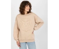 Ex Moda Megztinis-EM-BL-617-4.41P-smėlio spalvos