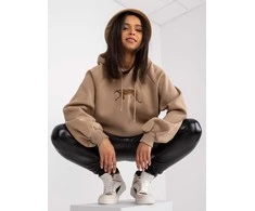 Ex Moda Megztinis-EM-BL-651.99-tamsiai smėlio spalvos