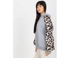 Ex Moda Megztinis-EM-BL-663.94-pilka