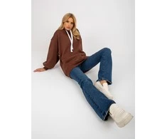 Ex Moda Megztinis-EM-BL-694.20X-tamsiai rudas