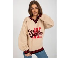 Ex Moda Megztinis-EM-BL-754.37-smėlio spalvos