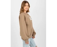 Ex Moda Megztinis-EM-BL-N652.46-tamsiai smėlio spalvos