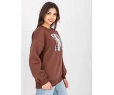 Ex Moda Megztinis-EM-BL-U617.95-tamsiai ruda