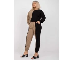 Ex Moda Rinkinys-EM-KMPL-639.88-juoda-smėlio spalvos