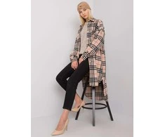 Ex Moda Marškiniai-EM-KS-604-2.90P-juoda-smėlio spalvos