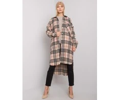 Ex Moda Marškiniai-EM-KS-604-2.90P-juoda-smėlio spalvos