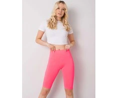 Ex Moda Šortai moterims -EM-LG-574.05-fluo rožinė